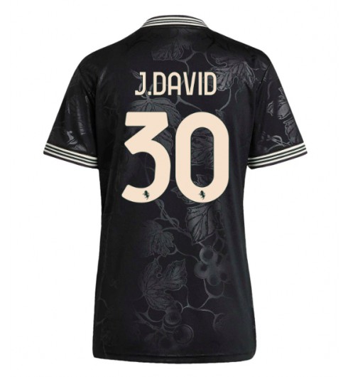 Juventus Jonathan David #30 Tredjedrakt Dame 2025-26 Korte ermer Juventus Jonathan David #30 Tredjedrakt Dame 2025-26 Korte ermer
